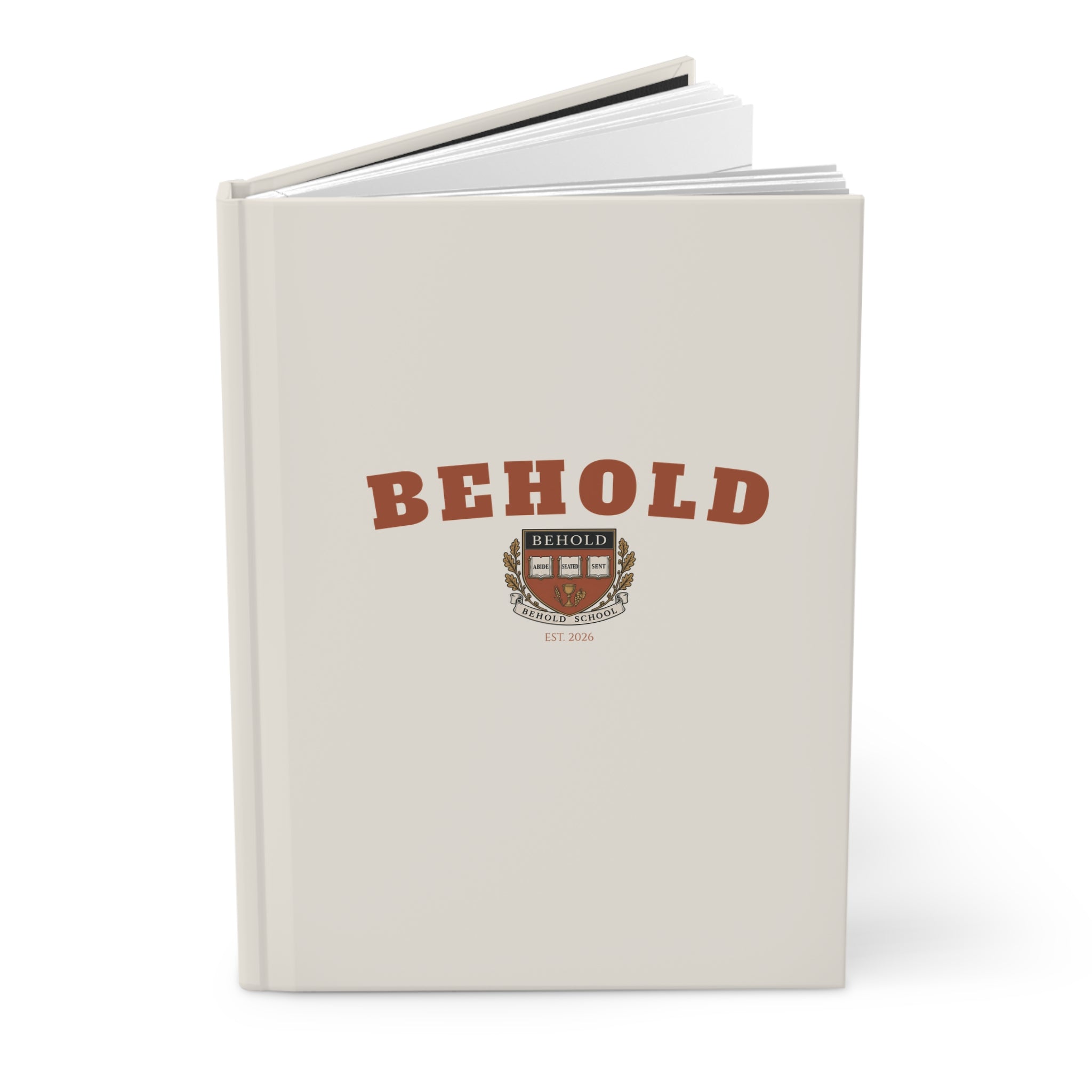 BEHOLD School Collegiate Hardcover Journal