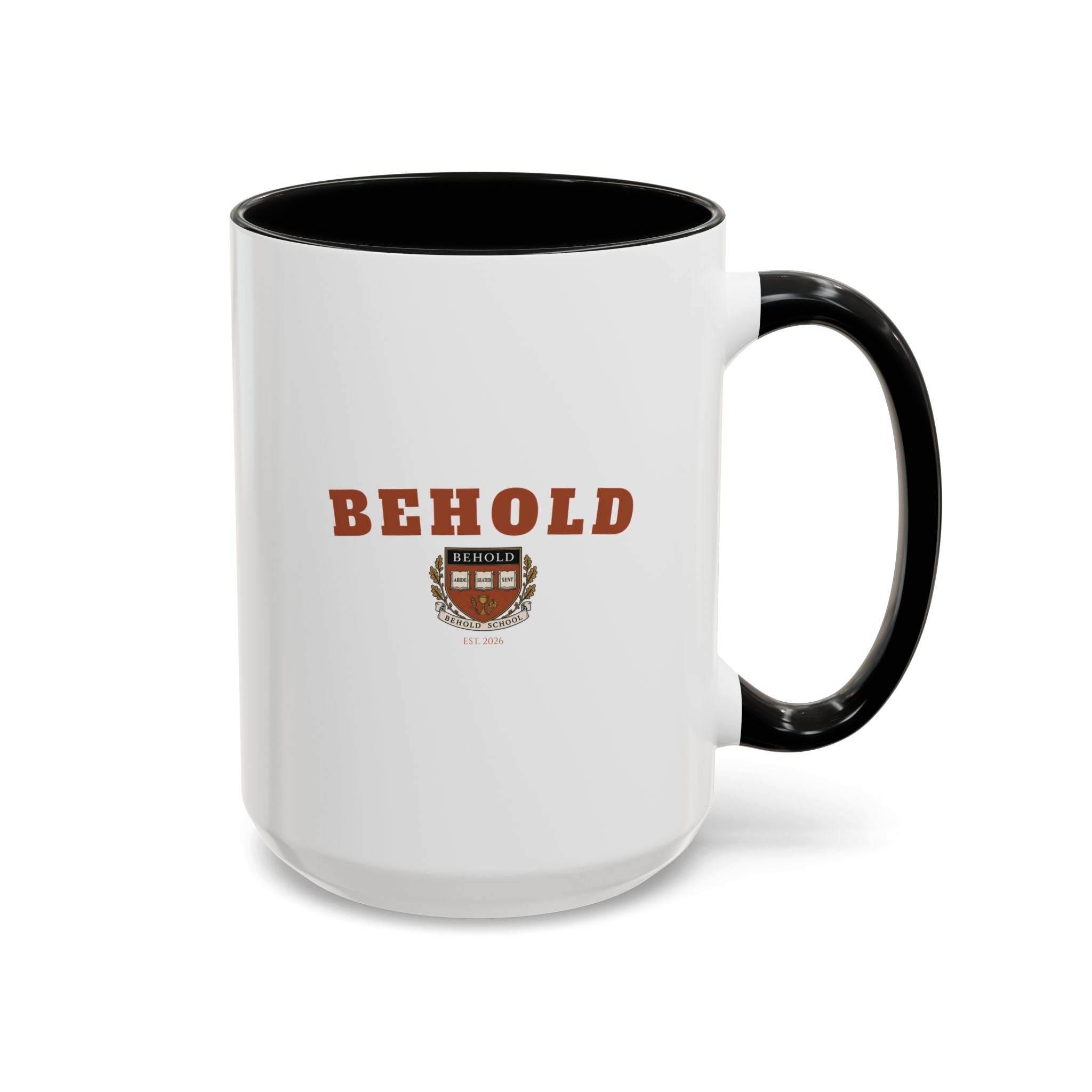 BEHOLD School Collegiate Accent Mug