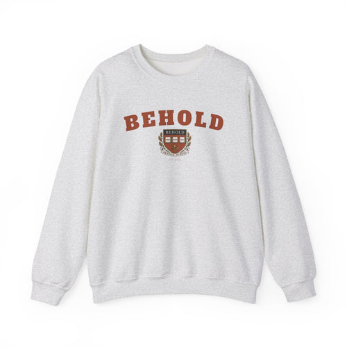 BEHOLD School Collegiate Crewneck Sweatshirt
