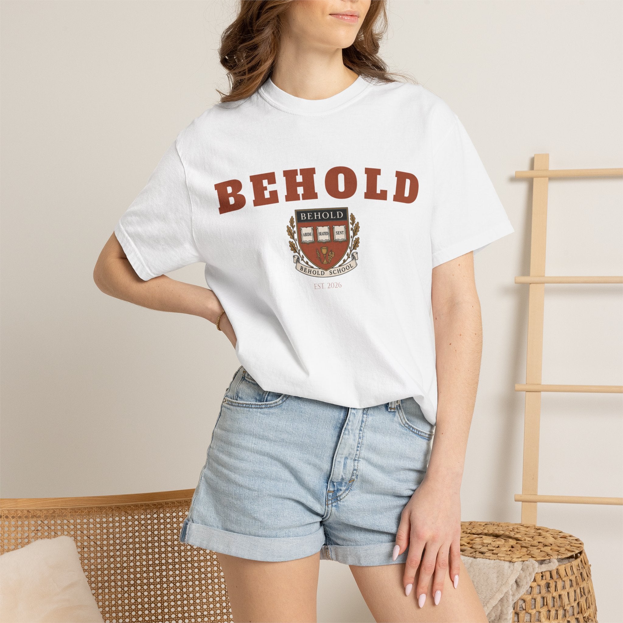 BEHOLD School Collegiate T-Shirt