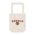 BEHOLD School Collegiate Organic Canvas Tote